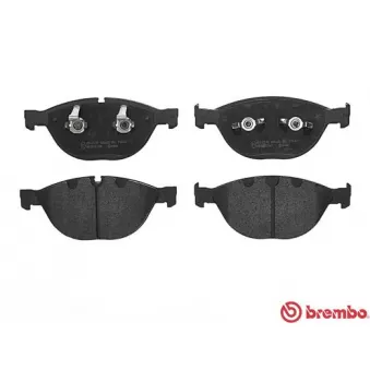 Jeu de 4 plaquettes de frein avant BREMBO