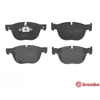 Jeu de 4 plaquettes de frein avant BREMBO P 06 049