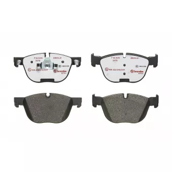 Jeu de 4 plaquettes de frein avant BREMBO P 06 049X