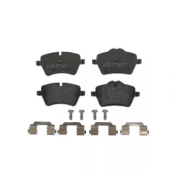 Jeu de 4 plaquettes de frein avant BREMBO P 06 051