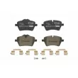 Jeu de 4 plaquettes de frein avant BREMBO P 06 051X - Visuel 1