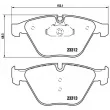 Jeu de 4 plaquettes de frein avant BREMBO P 06 054X - Visuel 2