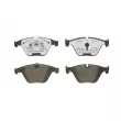 Jeu de 4 plaquettes de frein avant BREMBO P 06 054X - Visuel 1