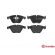 Jeu de 4 plaquettes de frein avant BREMBO P 06 055 - Visuel 1