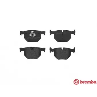 Jeu de 4 plaquettes de frein arrière BREMBO P 06 056