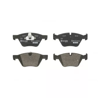 Jeu de 4 plaquettes de frein avant BREMBO P 06 057X