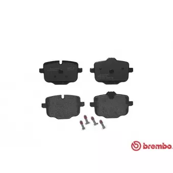 Jeu de 4 plaquettes de frein arrière BREMBO