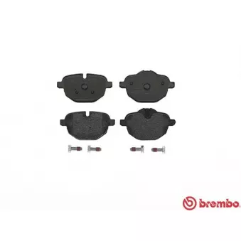 Jeu de 4 plaquettes de frein arrière BREMBO P 06 064