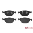 Jeu de 4 plaquettes de frein avant BREMBO P 06 066 - Visuel 1