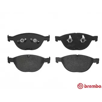 Jeu de 4 plaquettes de frein avant BREMBO P 06 066