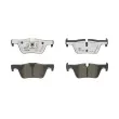 Jeu de 4 plaquettes de frein arrière BREMBO P 06 071X - Visuel 1