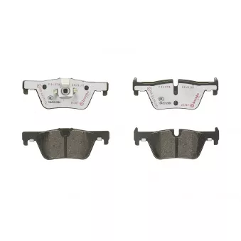 Jeu de 4 plaquettes de frein arrière BREMBO P 06 071X