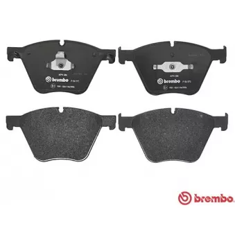 Jeu de 4 plaquettes de frein avant BREMBO