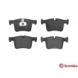 Jeu de 4 plaquettes de frein avant BREMBO P 06 075 - Visuel 1
