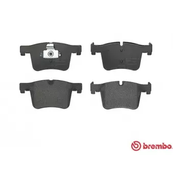 Jeu de 4 plaquettes de frein avant BREMBO P 06 075