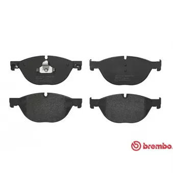 Jeu de 4 plaquettes de frein avant BREMBO P 06 076