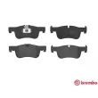 Jeu de 4 plaquettes de frein avant BREMBO P 06 078 - Visuel 1