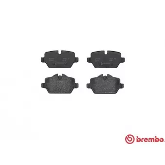 Jeu de 4 plaquettes de frein arrière BREMBO P 06 080