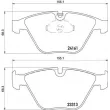 Jeu de 4 plaquettes de frein avant BREMBO P 06 081 - Visuel 2