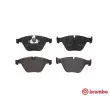Jeu de 4 plaquettes de frein avant BREMBO P 06 081 - Visuel 1