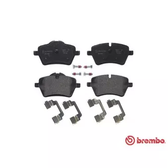 Jeu de 4 plaquettes de frein avant BREMBO P 06 086