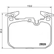 Jeu de 4 plaquettes de frein avant BREMBO P 06 088 - Visuel 2