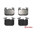 Jeu de 4 plaquettes de frein avant BREMBO P 06 088 - Visuel 1