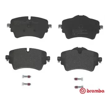 Jeu de 4 plaquettes de frein avant BREMBO P 06 092