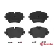 Jeu de 4 plaquettes de frein avant BREMBO P 06 093 - Visuel 1