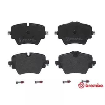 Jeu de 4 plaquettes de frein avant BREMBO P 06 093