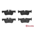 Jeu de 4 plaquettes de frein arrière BREMBO P 06 094 - Visuel 1