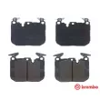 Jeu de 4 plaquettes de frein avant BREMBO P 06 096 - Visuel 1