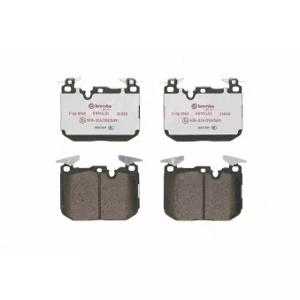 Jeu de 4 plaquettes de frein avant BREMBO P 06 096X