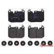 Jeu de 4 plaquettes de frein avant BREMBO P 06 097 - Visuel 1