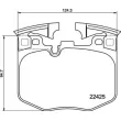 Jeu de 4 plaquettes de frein avant BREMBO P 06 099 - Visuel 2