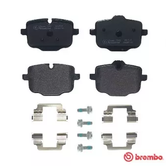 Jeu de 4 plaquettes de frein arrière BREMBO P 06 101
