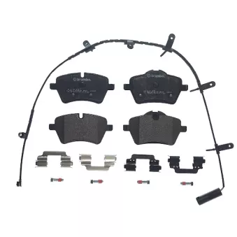 Jeu de 4 plaquettes de frein avant BREMBO P 06 104
