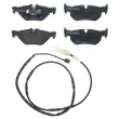 Jeu de 4 plaquettes de frein arrière BREMBO P 06 105 - Visuel 1