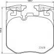 Jeu de 4 plaquettes de frein avant BREMBO P 06 106 - Visuel 2