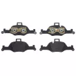 Jeu de 4 plaquettes de frein avant BREMBO P 06 107 - Visuel 1