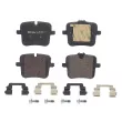 Jeu de 4 plaquettes de frein arrière BREMBO P 06 109 - Visuel 1
