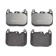 Jeu de 4 plaquettes de frein avant BREMBO P 06 110 - Visuel 1