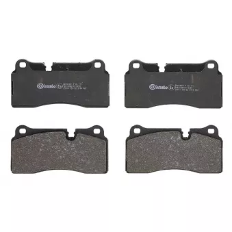 Jeu de 4 plaquettes de frein arrière BREMBO P 06 111