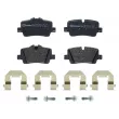 Jeu de 4 plaquettes de frein arrière BREMBO P 06 113 - Visuel 1