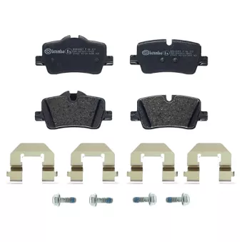 Jeu de 4 plaquettes de frein arrière BREMBO P 06 113
