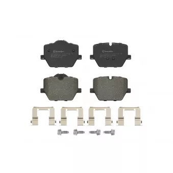 Jeu de 4 plaquettes de frein arrière BREMBO P 06 116