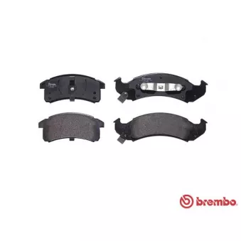 Jeu de 4 plaquettes de frein avant BREMBO P 07 002