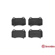 Jeu de 4 plaquettes de frein arrière BREMBO P 09 003 - Visuel 1