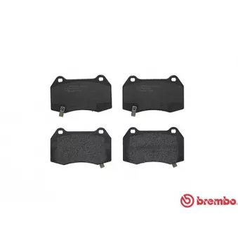 Jeu de 4 plaquettes de frein arrière BREMBO P 09 003