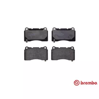 Jeu de 4 plaquettes de frein avant BREMBO P 09 004